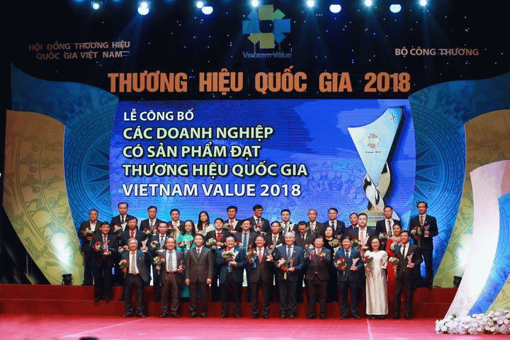 Tân Hiệp Phát tiếp tục là doanh nghiệp có sản phẩm đạt Thương hiệu Quốc gia 2018