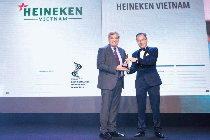 Heineken Việt Nam được vinh danh doanh nghiệp có môi trường làm việc tốt nhất châu Á năm thứ hai liên tiếp