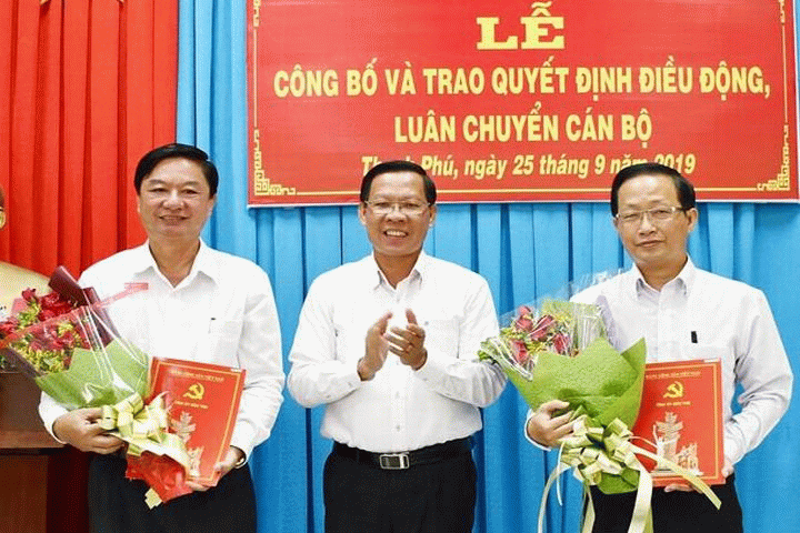 Bổ nhiệm, điều động, luân chuyển nhiều cán bộ lãnh đạo
