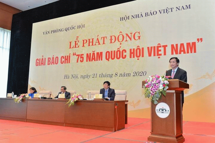 Lễ phát động Giải báo chí “75 năm Quốc hội Việt Nam”