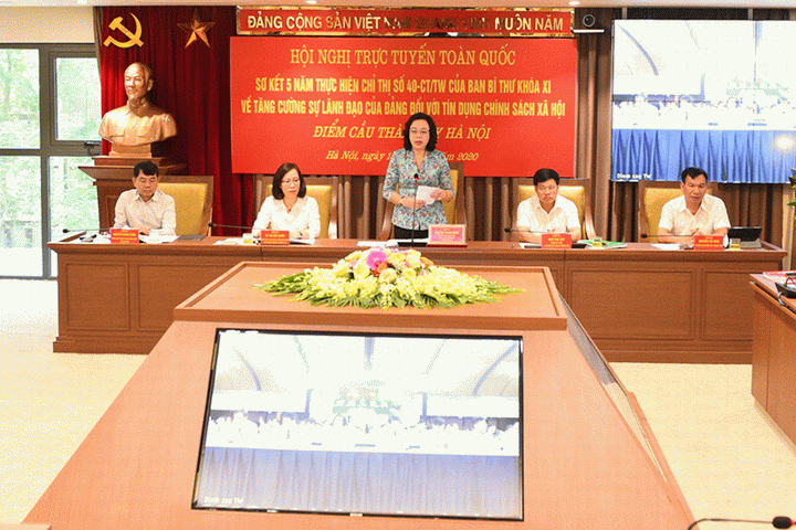 Phó Bí thư Thường trực Thành ủy Ngô Thị Thanh Hằng: Vốn tín dụng chính sách đã giúp trên 193.000 lượt hộ thoát nghèo