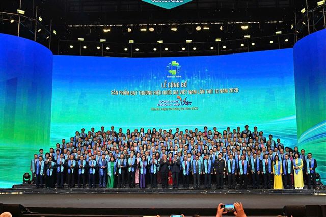 Nhiều thương hiệu ngành Đồ uống được vinh danh tại Lễ công bố Thương hiệu quốc gia Việt Nam 2026