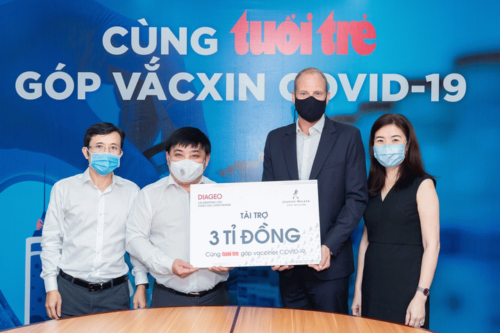 Diageo Việt Nam chung tay cùng Tuổi Trẻ trong cuộc chiến chống COVID-19