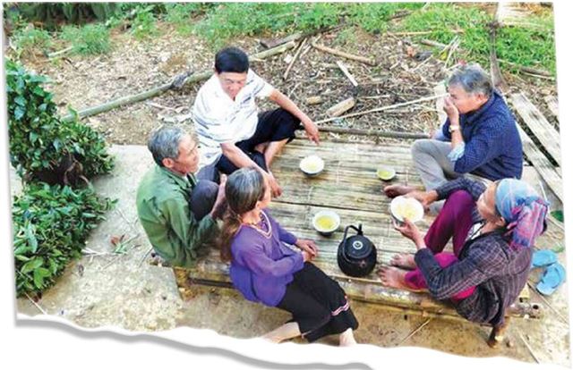 Mát lành bát nước vối vườn quê