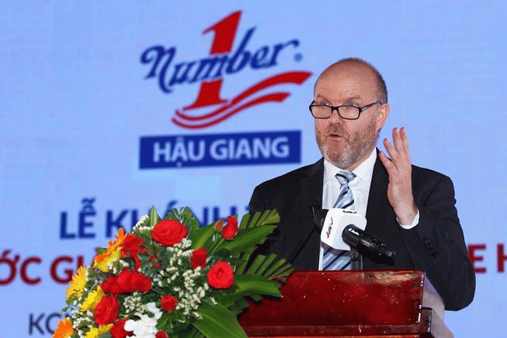 Bài phát biểu tại sự kiện khánh thành Nhà máy Number One Hậu Giang của ông Kim Hendriksen