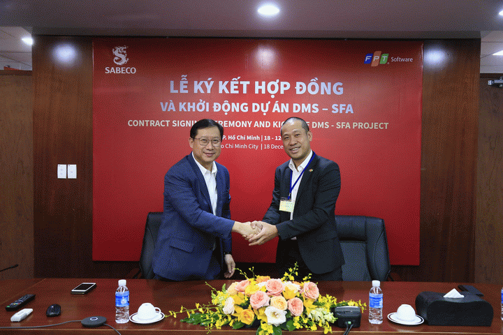 SABECO ký kết hợp đồng thực hiện dự án DMS – SFA với Công ty TNHH Phần mềm FPT thành phố Hồ Chí Minh