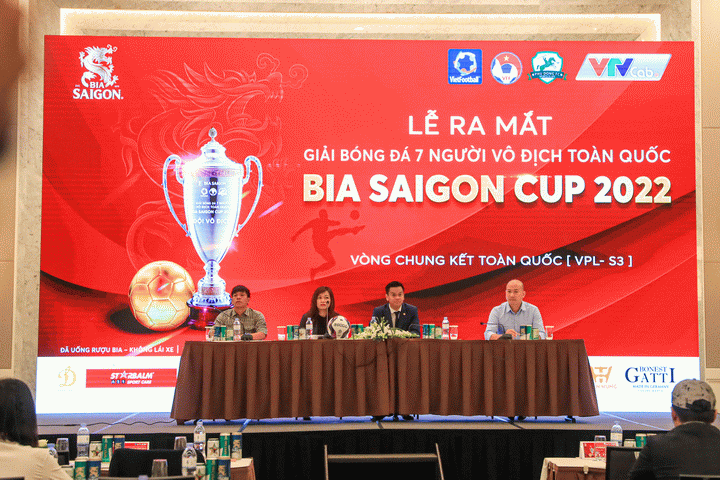 Khởi tranh Vòng chung kết giải bóng đá 7 người vô địch toàn quốc Bia Saigon Cup 2022 (VPL-S3) tại Hà Nội từ ngày 23-25/9/2022