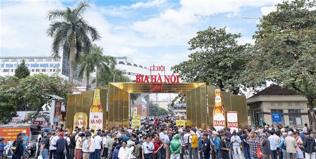 Sôi động Lễ hội Bia Hà Nội 2024