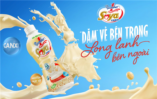 Number 1 Soya Canxi phủ sóng bí quyết chăm sóc sức khỏe và sắc đẹp với thông điệp mới