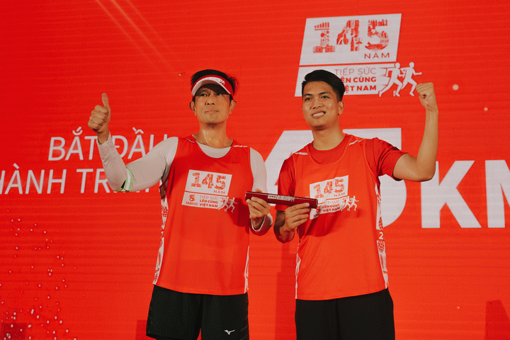 Chạy tiếp sức “Lên cùng Việt Nam” tôn vinh lịch sử SABECO, thể hiện tinh thần của người Việt