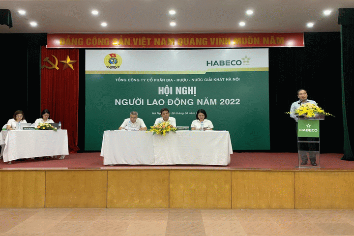 HABECO tổ chức Hội nghị người lao động năm 2022