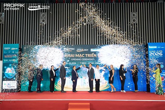 Hơn 450 doanh nghiệp tham gia chuỗi triển lãm công nghệ chế biến, đóng gói và đồ uống quốc tế tại TP. Hồ Chí Minh