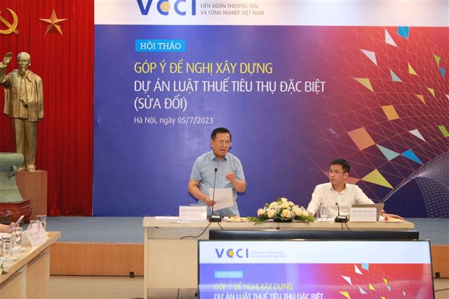 VBA góp ý đối với Đề nghị xây dựng dự án Luật thuế TTĐB (sửa đổi)