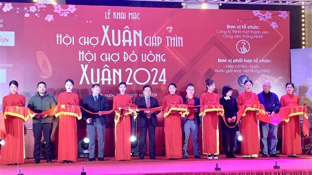 Khai mạc Hội chợ Xuân Giáp Thìn – Hội chợ Đồ uống Xuân 2024