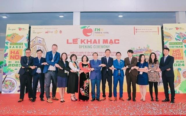 Hàng loạt thương hiệu thực phẩm, đồ uống nổi tiếng thế giới hội tụ tại Food & Hotel Hanoi 2023