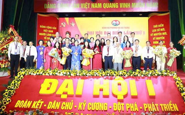Đại hội đại biểu lần thứ I phường Hai Bà Trưng (TP. Hà Nội): Phấn đấu đến năm 2045 là phường phát triển bền vững, hiện đại