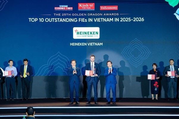 HEINEKEN Việt Nam tiếp tục được vinh danh nhờ nỗ lực tiên phong phát triển bền vững, khẳng định vị thế dẫn đầu