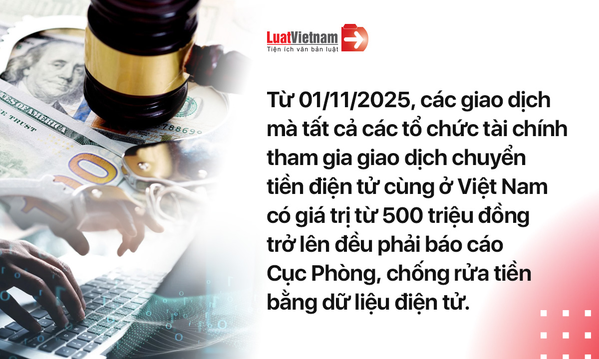 Chính sách mới hiệu lực tháng 11/2025