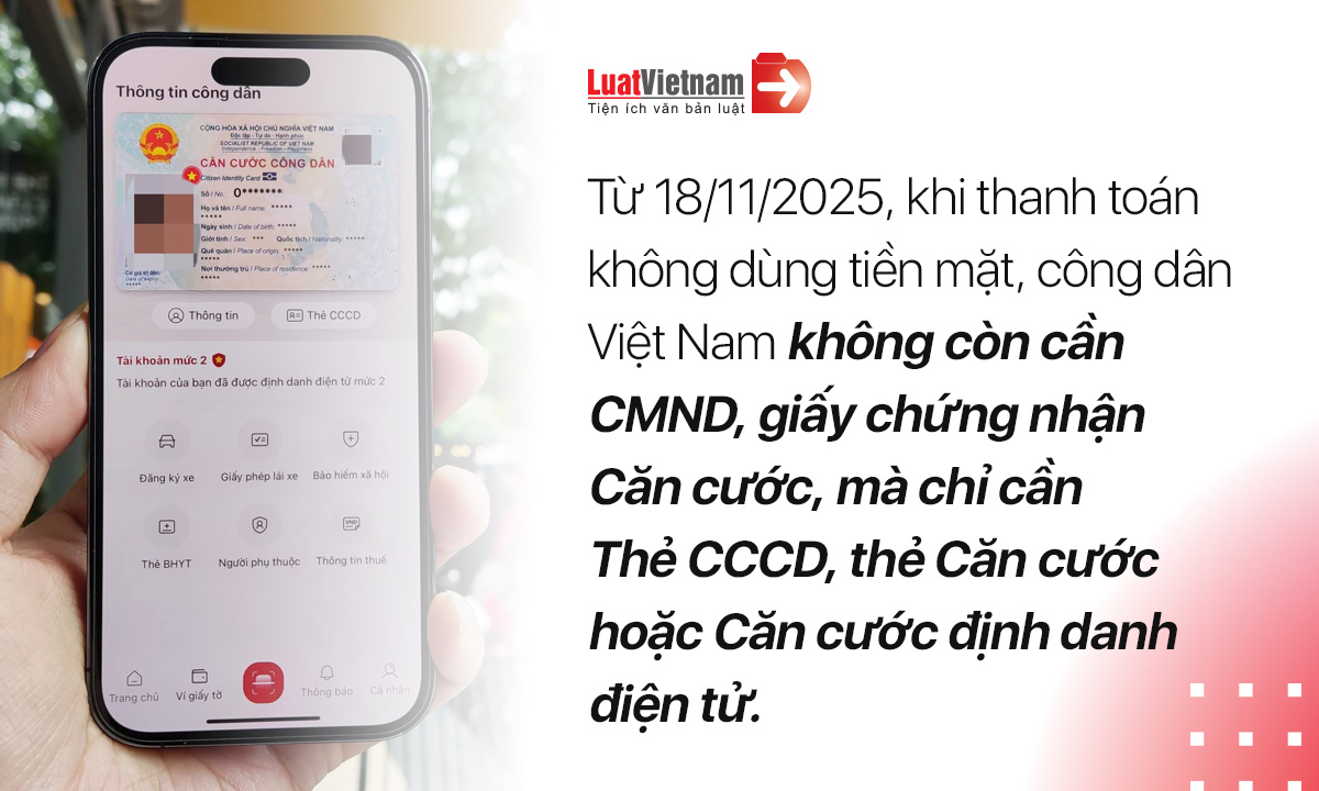 Chính sách mới hiệu lực tháng 11/2025