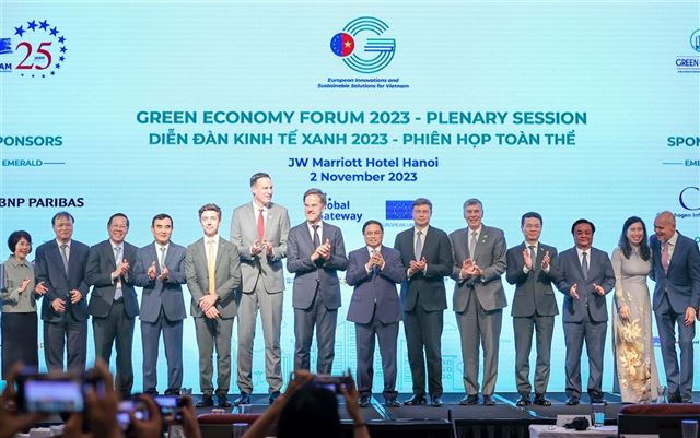 Diễn đàn kinh tế xanh 2023: Tăng cường hợp tác quốc tế nâng cao năng lực bền vững của Việt Nam
