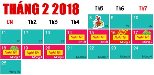 Chốt phương án nghỉ Tết Âm lịch 2018 là 7 ngày