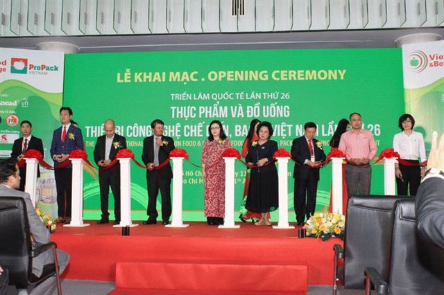 Khai mạc Triển lãm Quốc tế Thực phẩm và Đồ uống, Thiết bị, công nghệ bao bì lần thứ 26