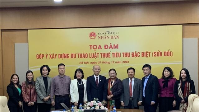 Luật Thuế tiêu thụ đặc biệt (sửa đổi)”: Cần hài hòa lợi ích của Nhà nước, người dân, doanh nghiệp và phù hợp với thông lệ quốc tế