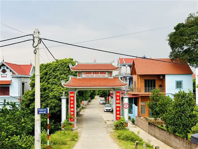 Vẻ đẹp của quê hương Phú Cường trong dịp Quốc khánh và xây dựng nông thôn mới
