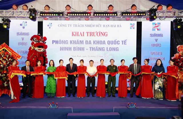 Công ty TNHH Hải Hà khai trương Phòng khám Đa khoa Quốc tế Ninh Bình - Thăng Long tại Ninh Bình           