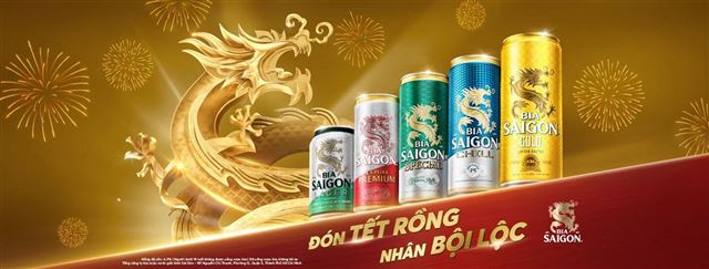 Chương trình Đón Tết Rồng - Nhân bội lộc của Bia Saigon