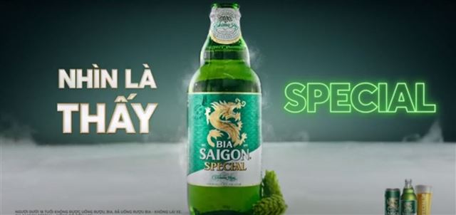 Bia Saigon Special Nhìn là thấy Special